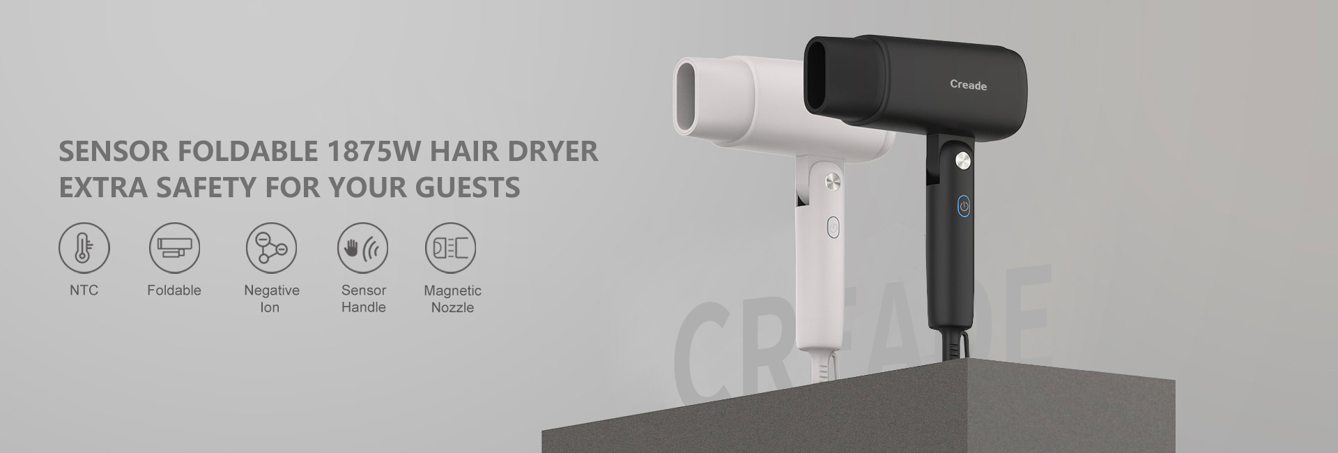 BW616 Sensor Foldable Hair Dryer