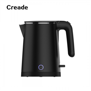K-0105 Creade 1L Strix Double Layer Seamless Small Hotel Appliance Electric Kettle