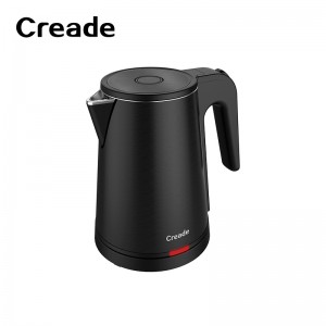 K-0107 1L Triple Layer Golden Electric Kettle