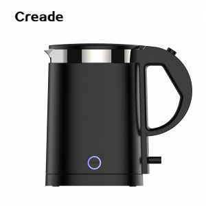 K-0801 Creade Medical Grade SUS 316 0.8L Strix Small Hotel Electric Kettle With Tray Set