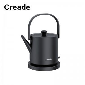 K-0806 Creade Long Sprout Vintage Stainless Steel Unique Small Single Layer Electric Kettle Tea Maker