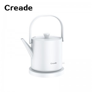 K-0806 Creade Long Sprout Vintage Stainless Steel Unique Small Single Layer Electric Kettle Tea Maker