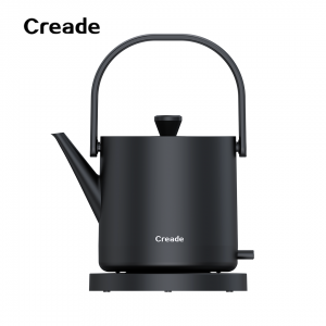 K-0806 Creade Long Sprout Vintage Stainless Steel Unique Small Single Layer Electric Kettle Tea Maker