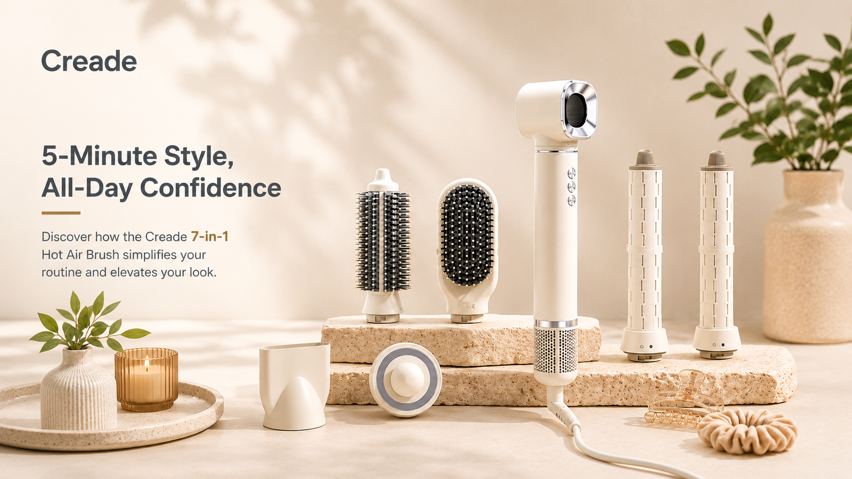 7-in-1 High-Speed Hair Dryer: Stylish and Versatile