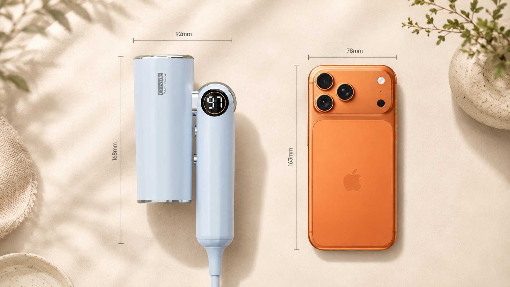 Foldable High-Speed Hair Dryer: Compact Power for Travel