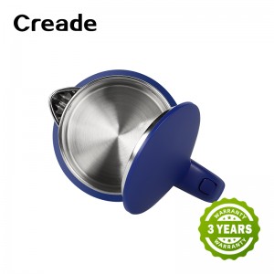 K-0105 Creade 1L Strix Double Layer Seamless Small Hotel Appliance Electric Kettle